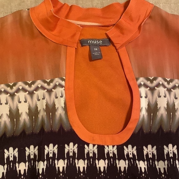 Muse Mirrored Print Dress - Picture 5 of 7